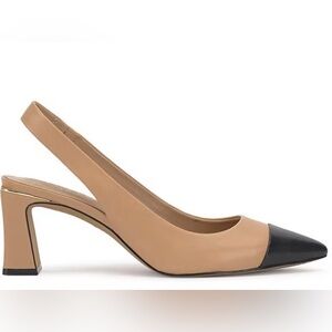 Vince Camuto Women's Hamden Pointed Cap Toe Slingback Pumps